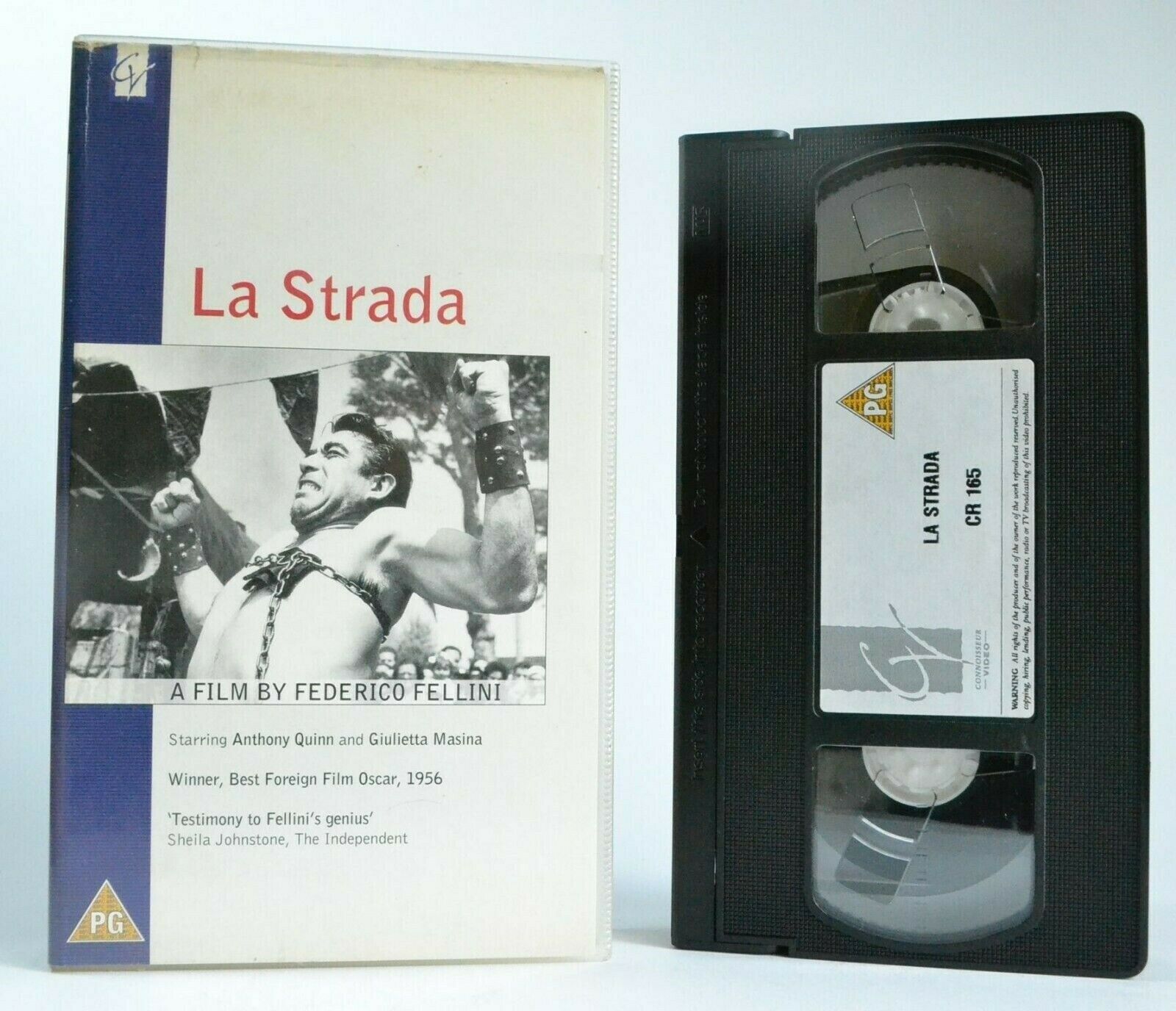 La Strada (1954): An Federico Fellini Film - Italian Drama - Anthony Quinn - VHS-