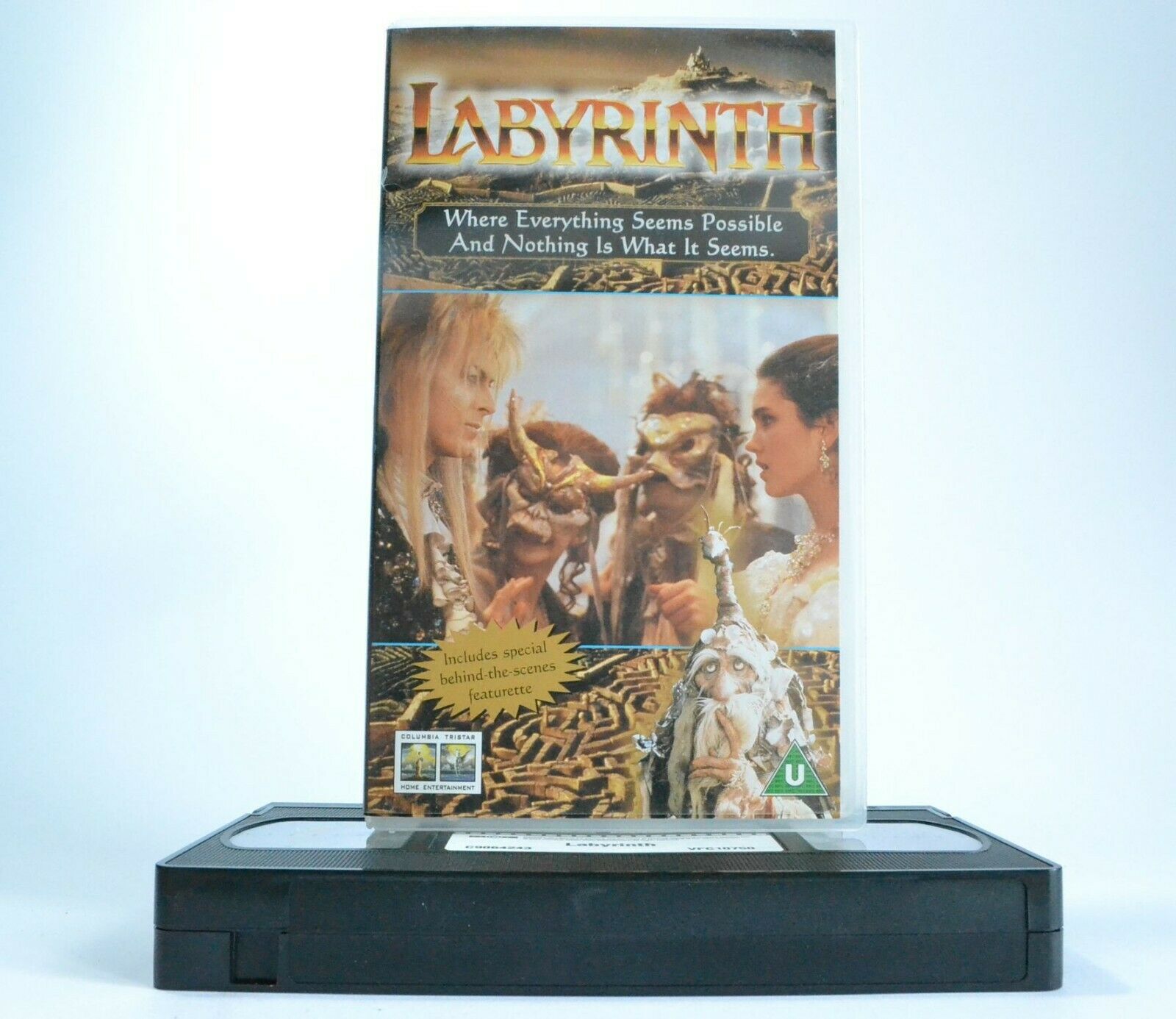 Labyrinth - Musical Fantasy - Goblins - David Bowie/Jennifer Connelly - Pal VHS-