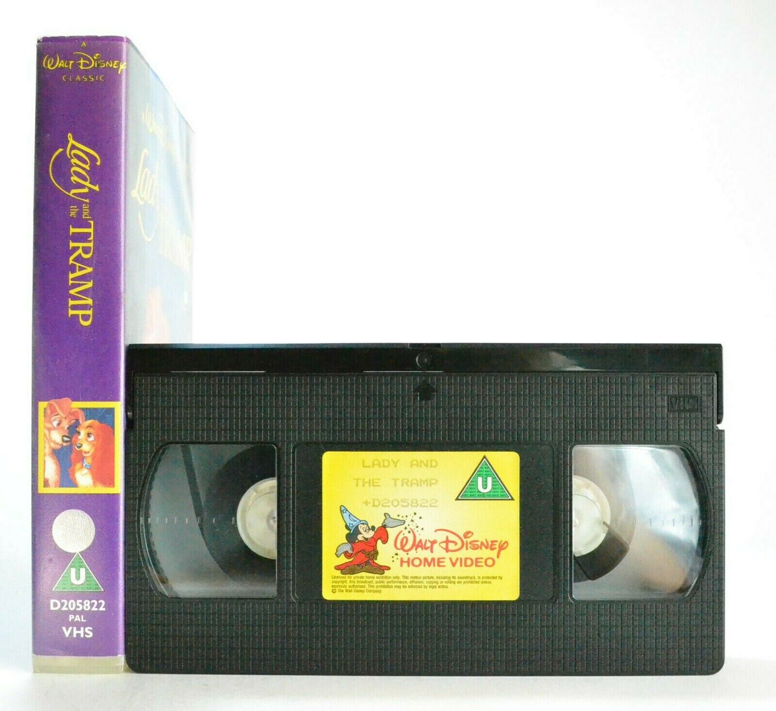 Lady And The Tramp (1955): Digitally Mastered - Walt Disney - Children's - VHS-