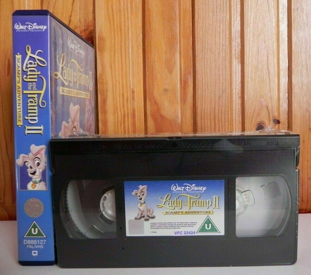 Lady And The Tramp 2: Scamp's Adventure - Brand New Sealed - Kids - Pal VHS-