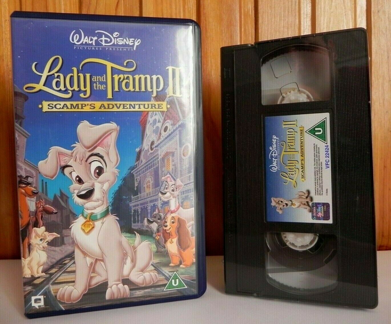 Lady And The Tramp 2: Scamp's Adventure - Brand New Sealed - Kids - Pal VHS-