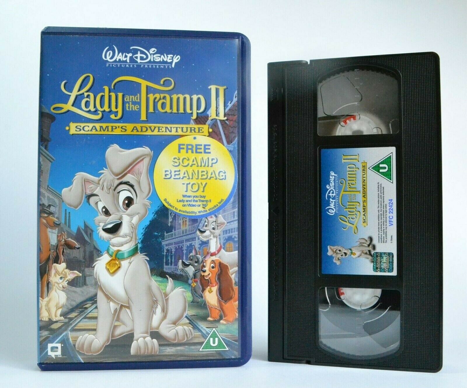 Lady And The Tramp 2: Scamp's Adventure - Walt Disney - Animated - Kids - VHS-