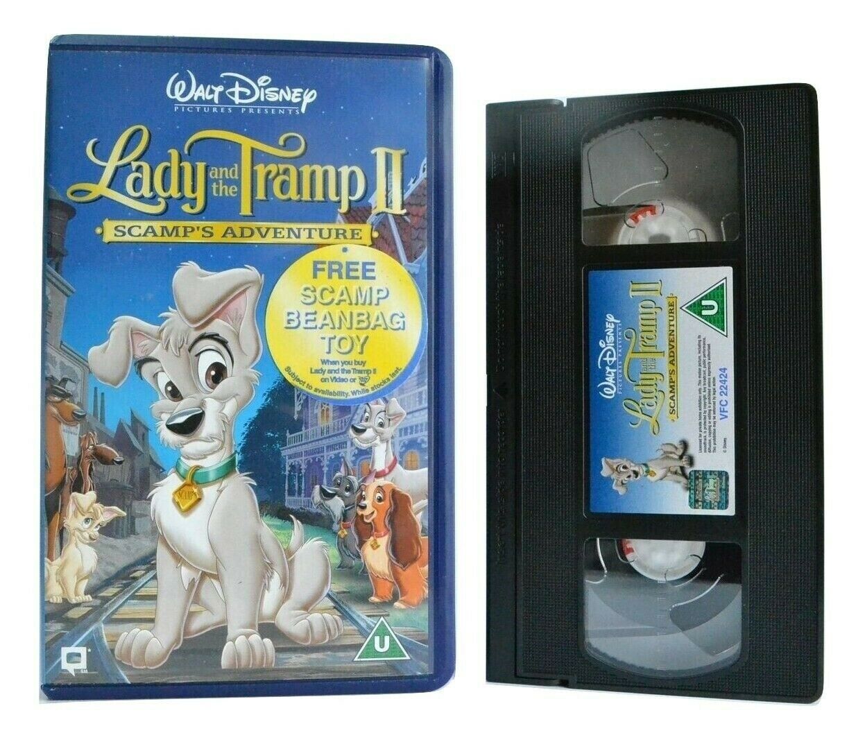 Lady And The Tramp 2: Scamp's Adventure - Walt Disney - Animated - Kids - VHS-