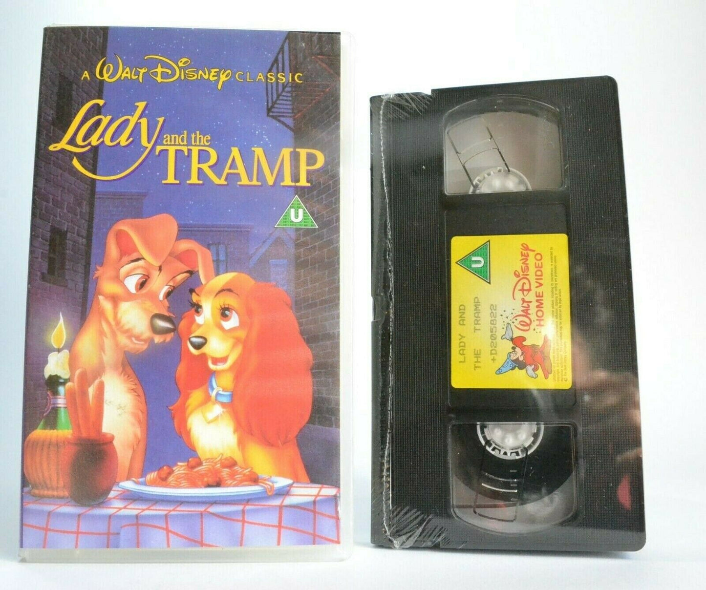 Lady And The Tramp -<Brand New Sealed>- Walt Disney - Animated - Kids - Pal VHS-