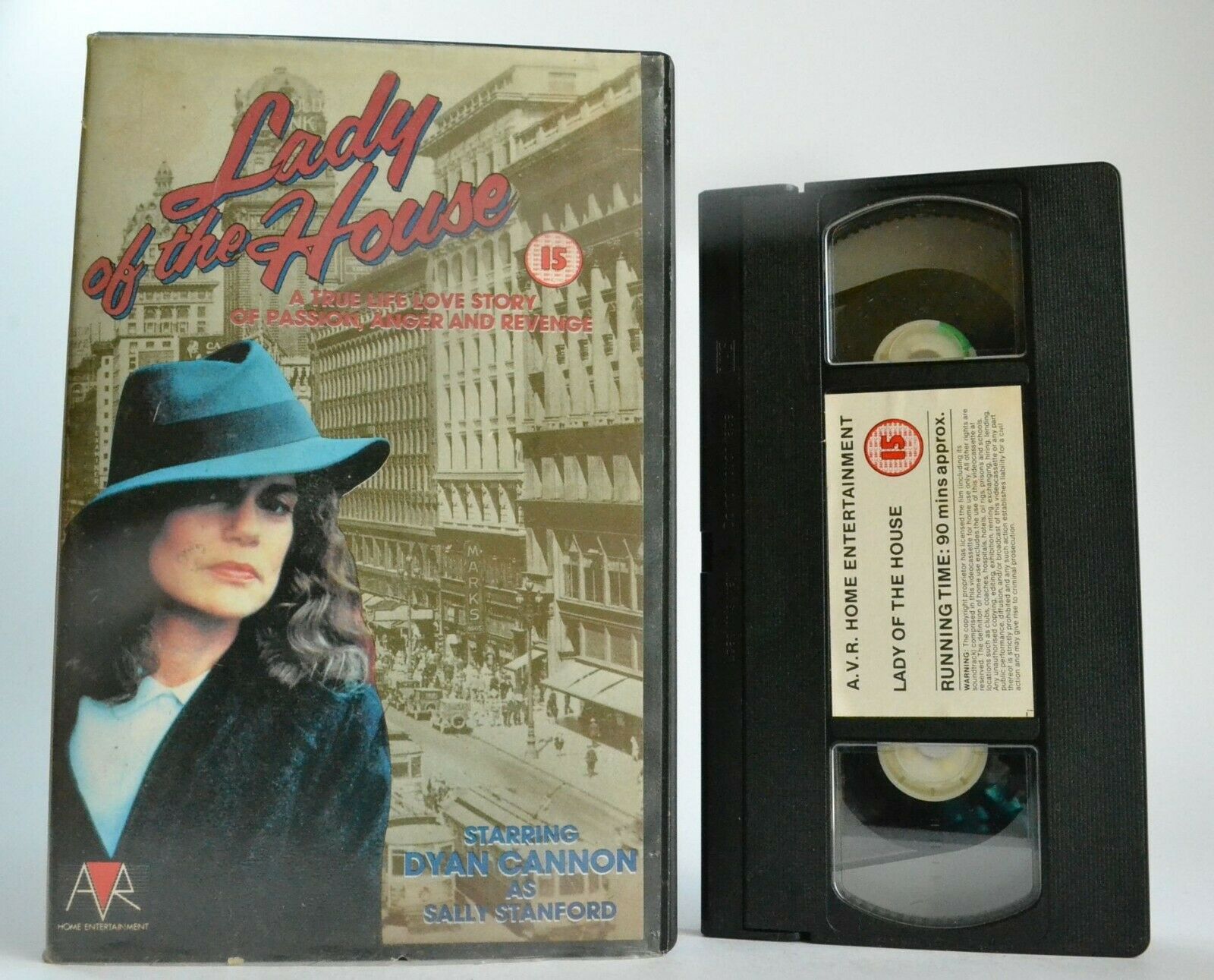 Lady Of The House (A.V.R.): (1978) TV Drama - Large Box - Dyan Cannon - Pal VHS-