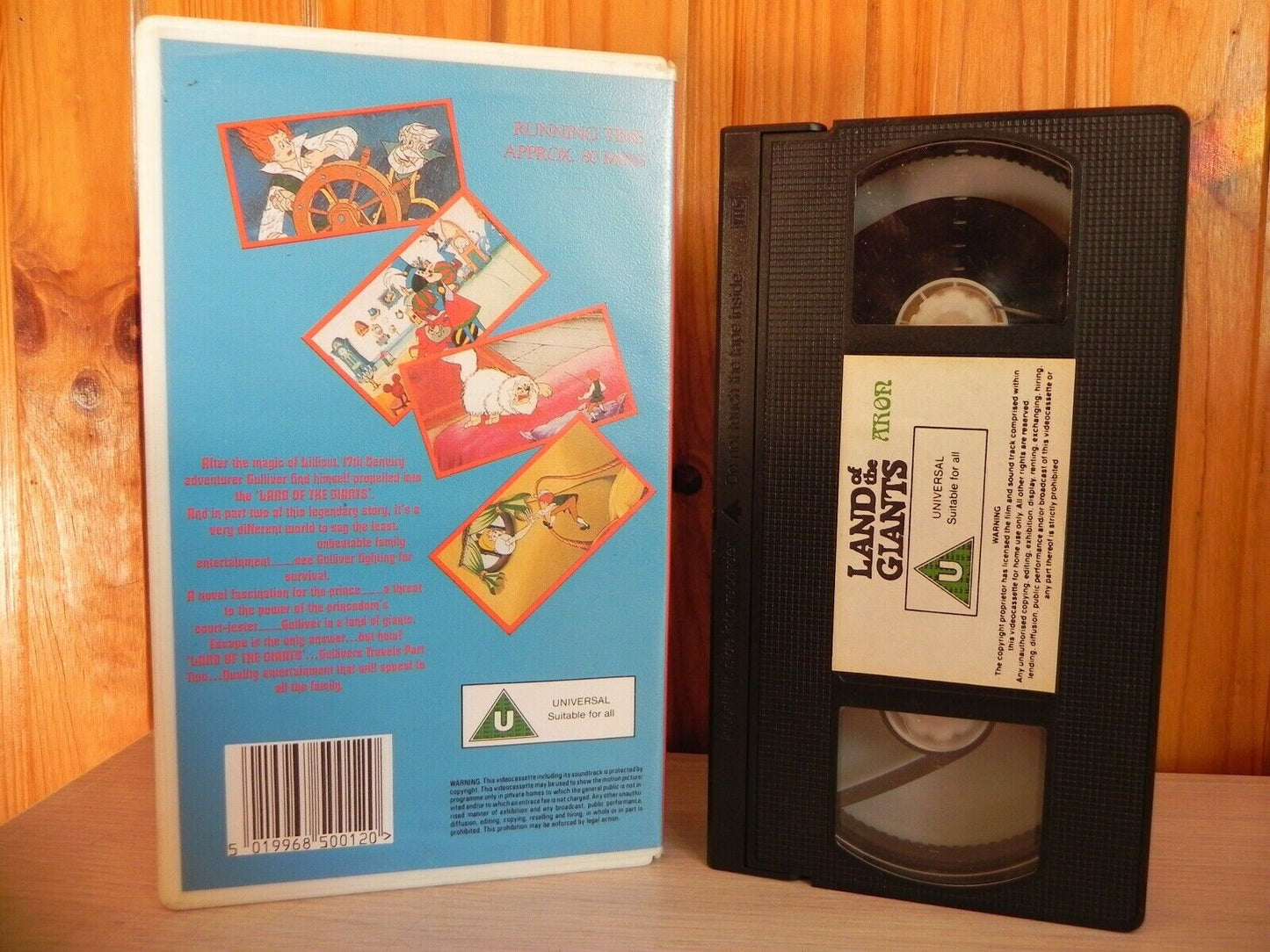 Land Of The Giants: Gulliver's Travels, Pt.2 - Animated Adventures - Kids - VHS-