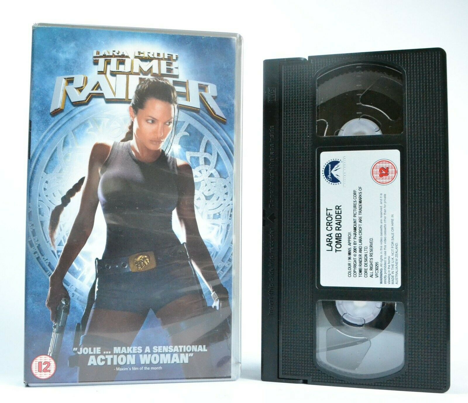 Lara Croft: Tomb Raider - Based On Video Game - Action Adventure - A.Jolie - VHS-