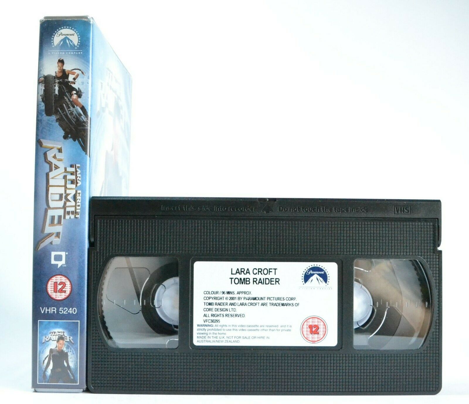 Lara Croft: Tomb Raider - Based On Video Game - Action Adventure - A.Jolie - VHS-