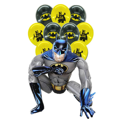 Large Batman Foil Balloon - Superhero Birthday Party Decoration Supplies-set-