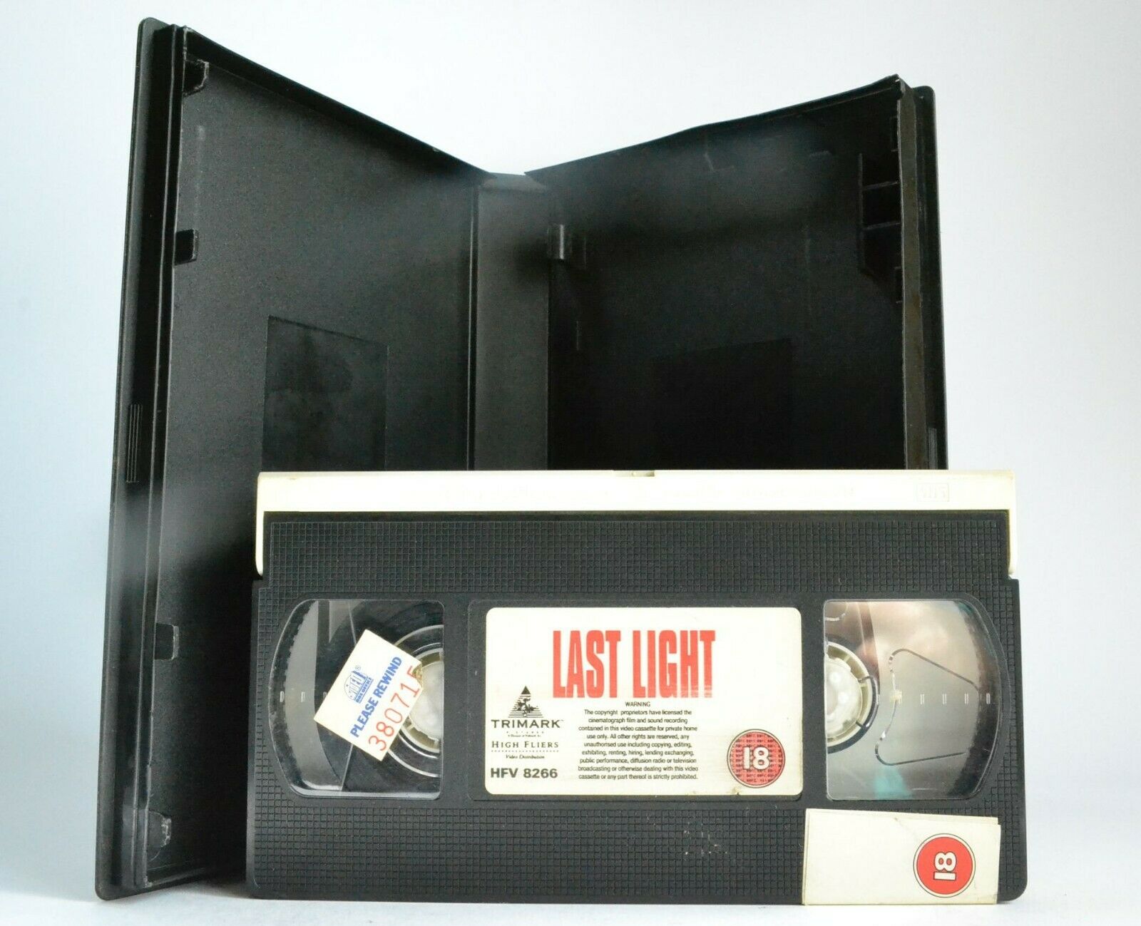 Last Light (1993) - T.V. Movie - Kiefer Sutherland - Death Row Drama - Pal - VHS-