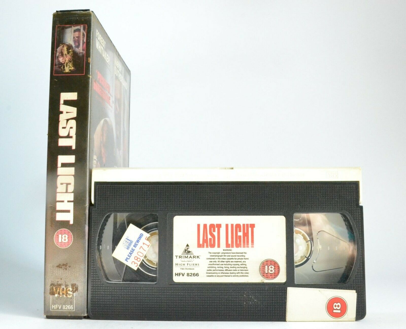 Last Light (1993) - T.V. Movie - Kiefer Sutherland - Death Row Drama - Pal - VHS-