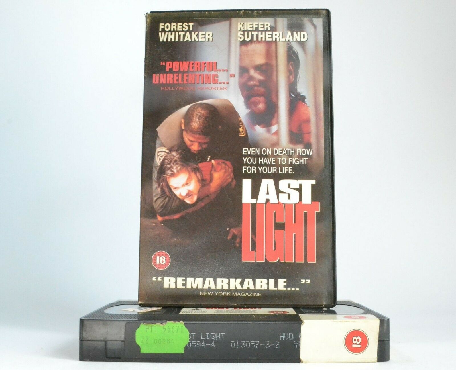 Last Light (1993) - T.V. Movie - Kiefer Sutherland - Death Row Drama - Pal - VHS-