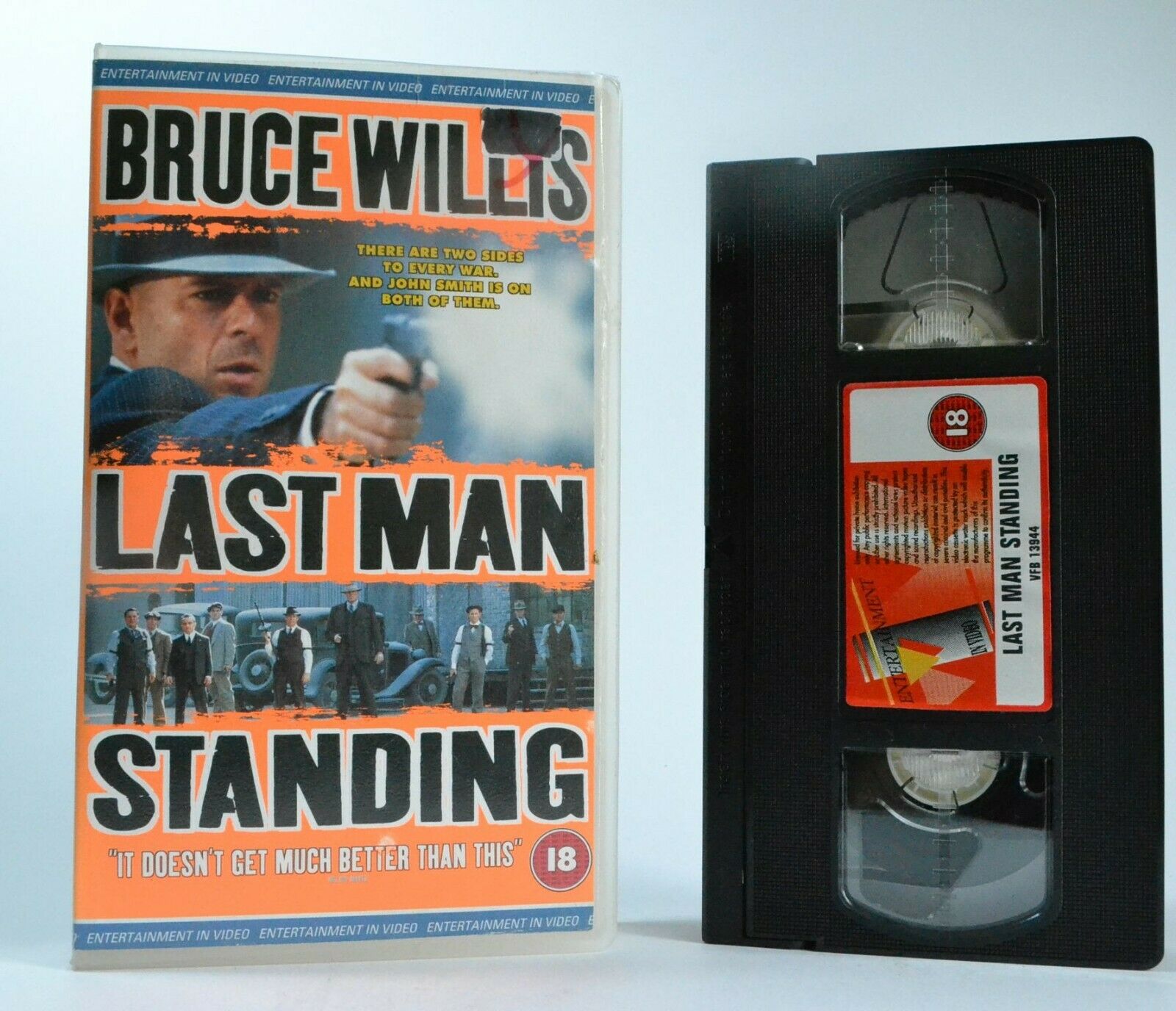 Last Man Standing: Gangster Action Film - Prohibition-Era Texas - B.Willis - VHS-