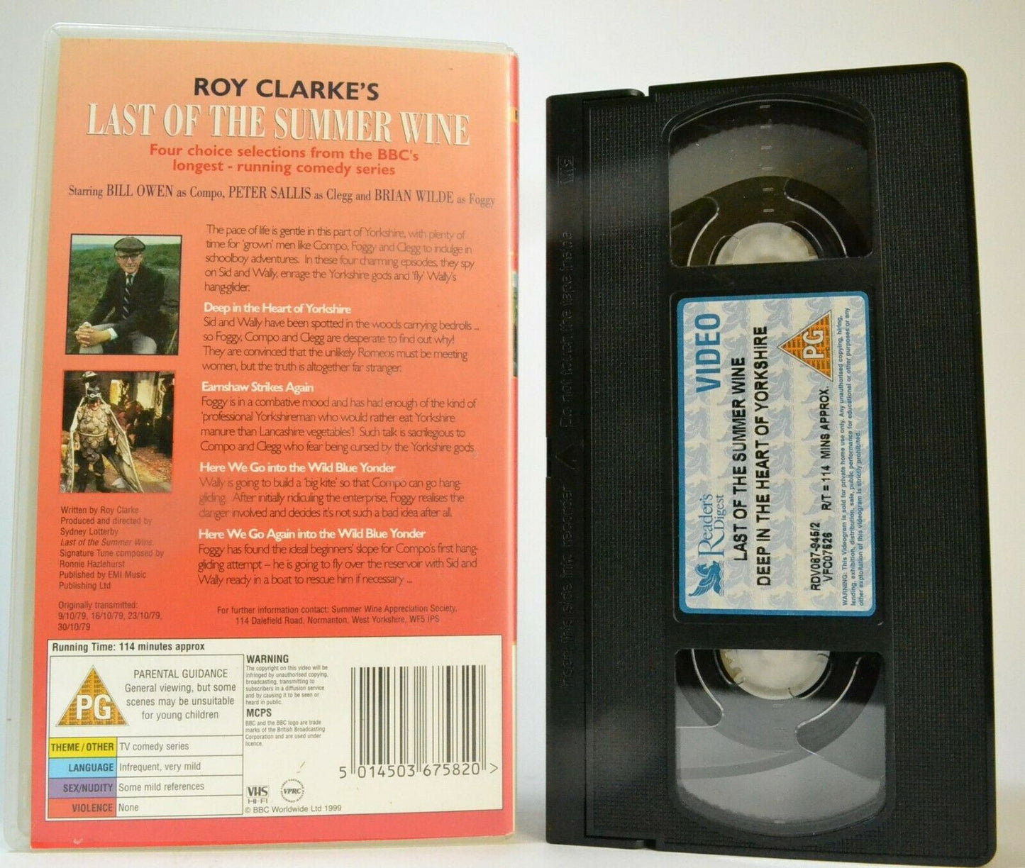 Last Of The Summer Wine: 'Deep On The Heart Of Yorkshire' - BBC Comedy - Pal VHS-