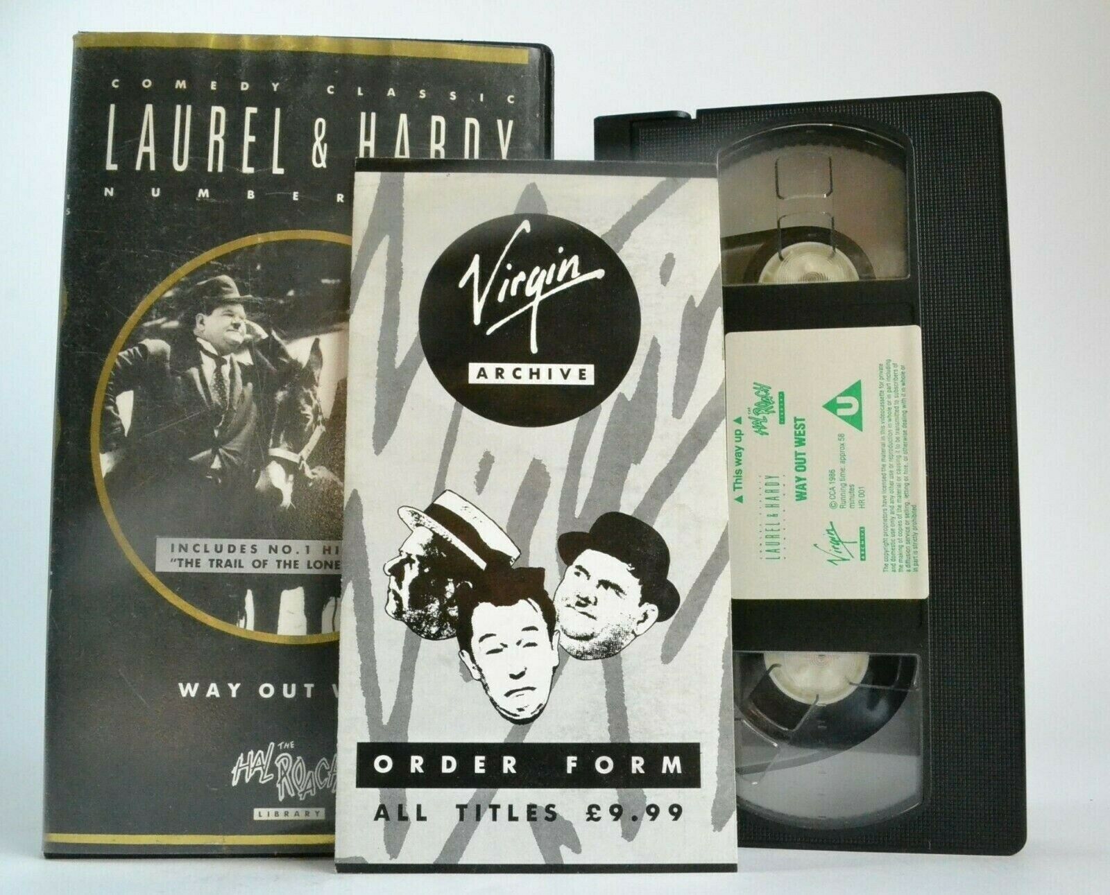 Laurel And Hardy: Way Out West (1937) - Comedy Classic - Black And White - VHS-