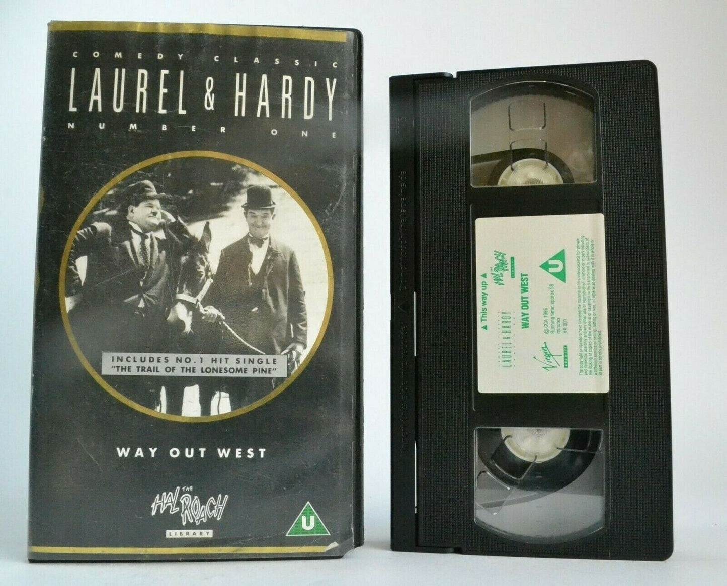 Laurel And Hardy: Way Out West (1937) - Comedy Classic - Black And White - VHS-