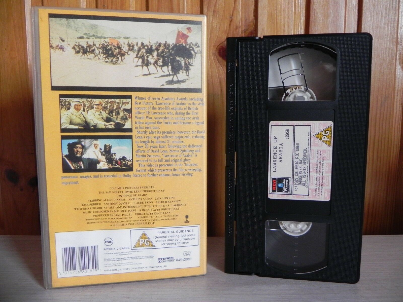 Lawrence Of Arabia - Columbia Pictures - Anthony Quinn - Omar Sharif - Pal VHS-