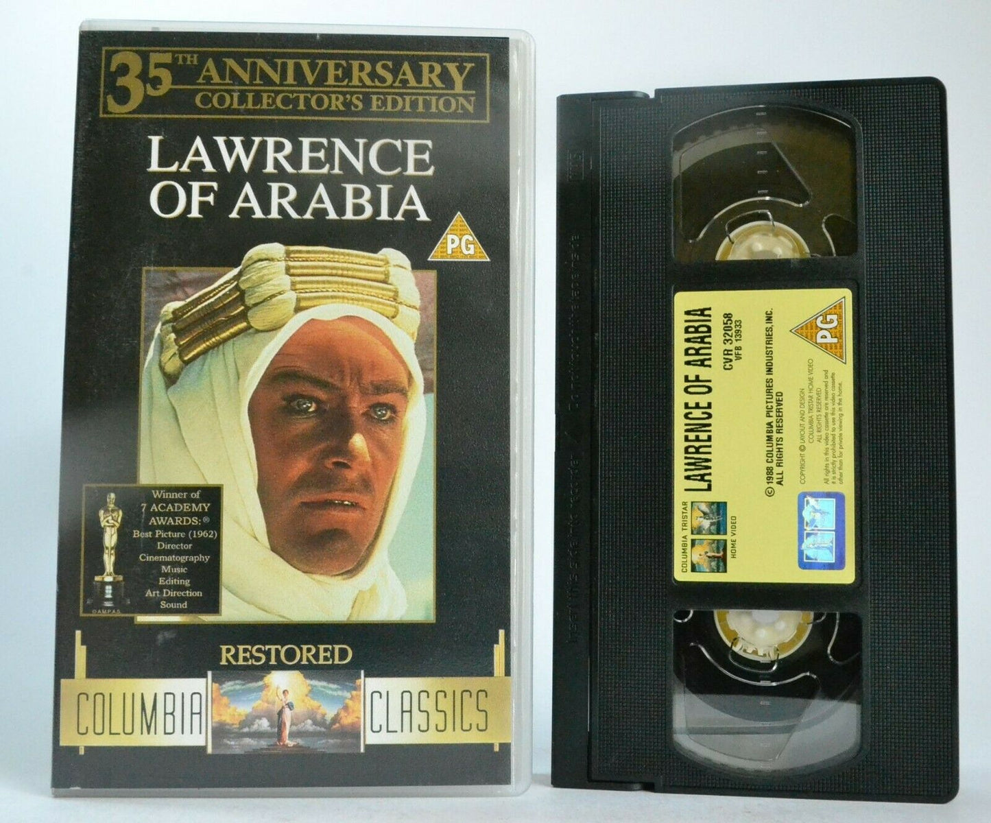 Lawrence Of Arabia:35th Anniversary Edition - Epic Adventure - Omar Sharif - VHS-