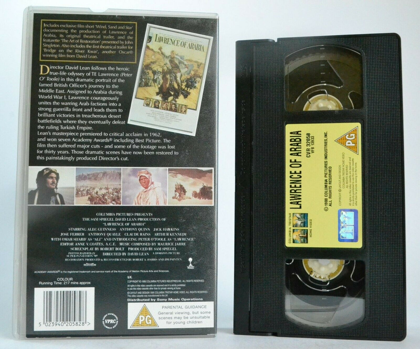 Lawrence Of Arabia:35th Anniversary Edition - Epic Adventure - Omar Sharif - VHS-