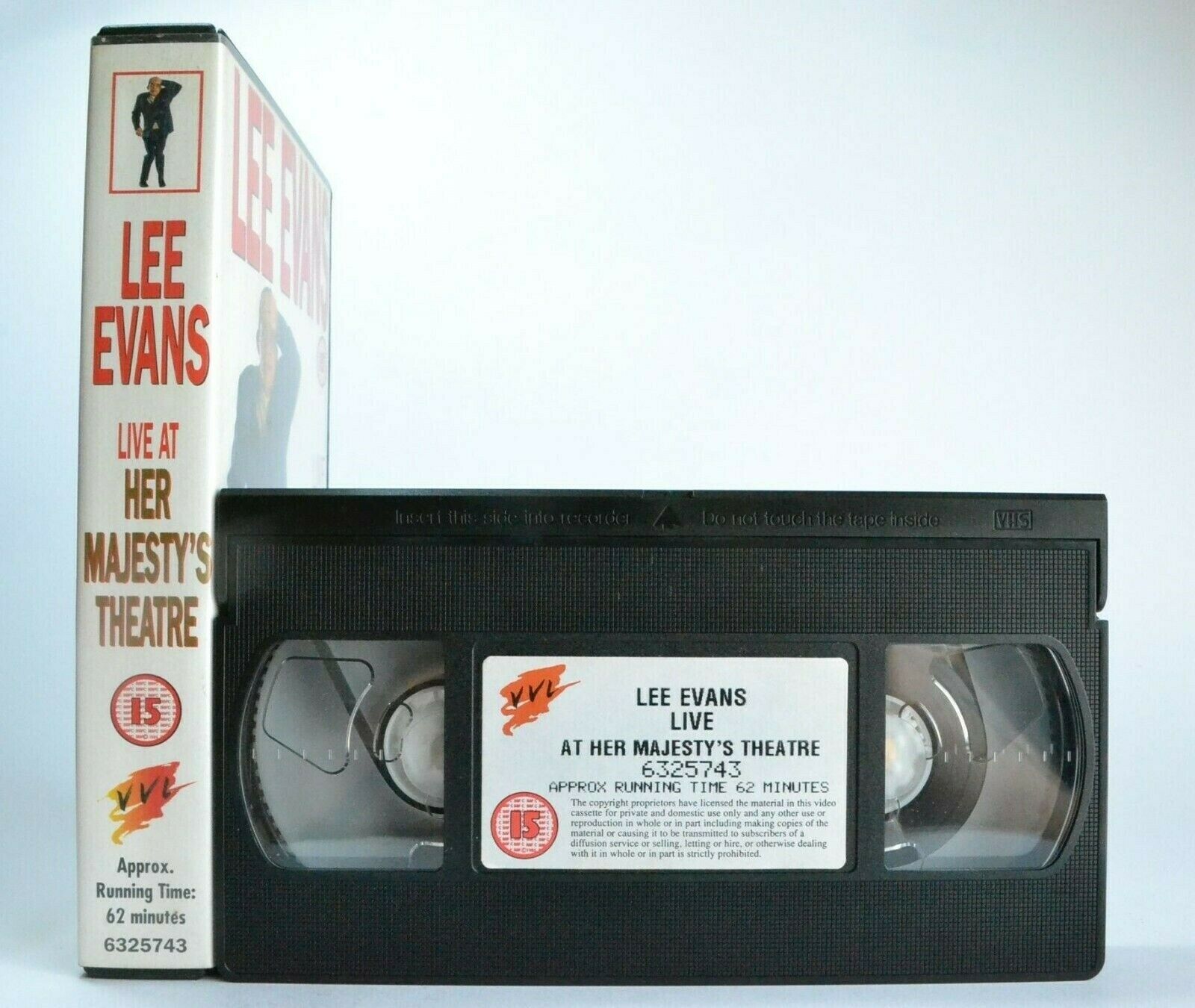 Lee Evans: Live At Her Majesty's Theatre - London - Comedy Performer - Pal VHS-