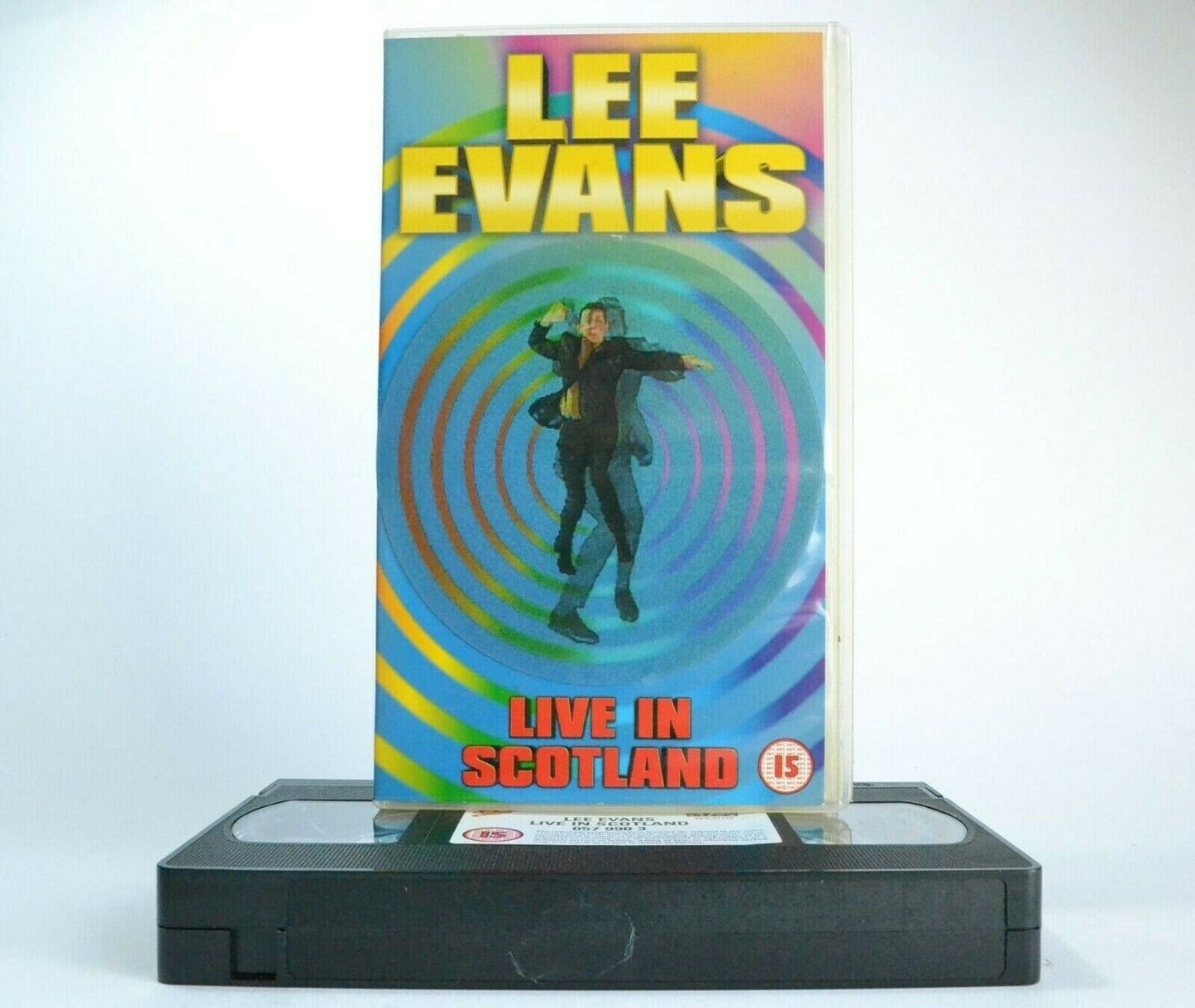 Lee Evans: Live In Scotland - Edinburgh Playhouse - Physical Comedy - Pal VHS-