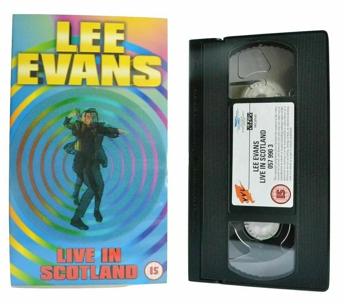 Lee Evans: Live In Scotland - Edinburgh Playhouse - Physical Comedy - Pal VHS-