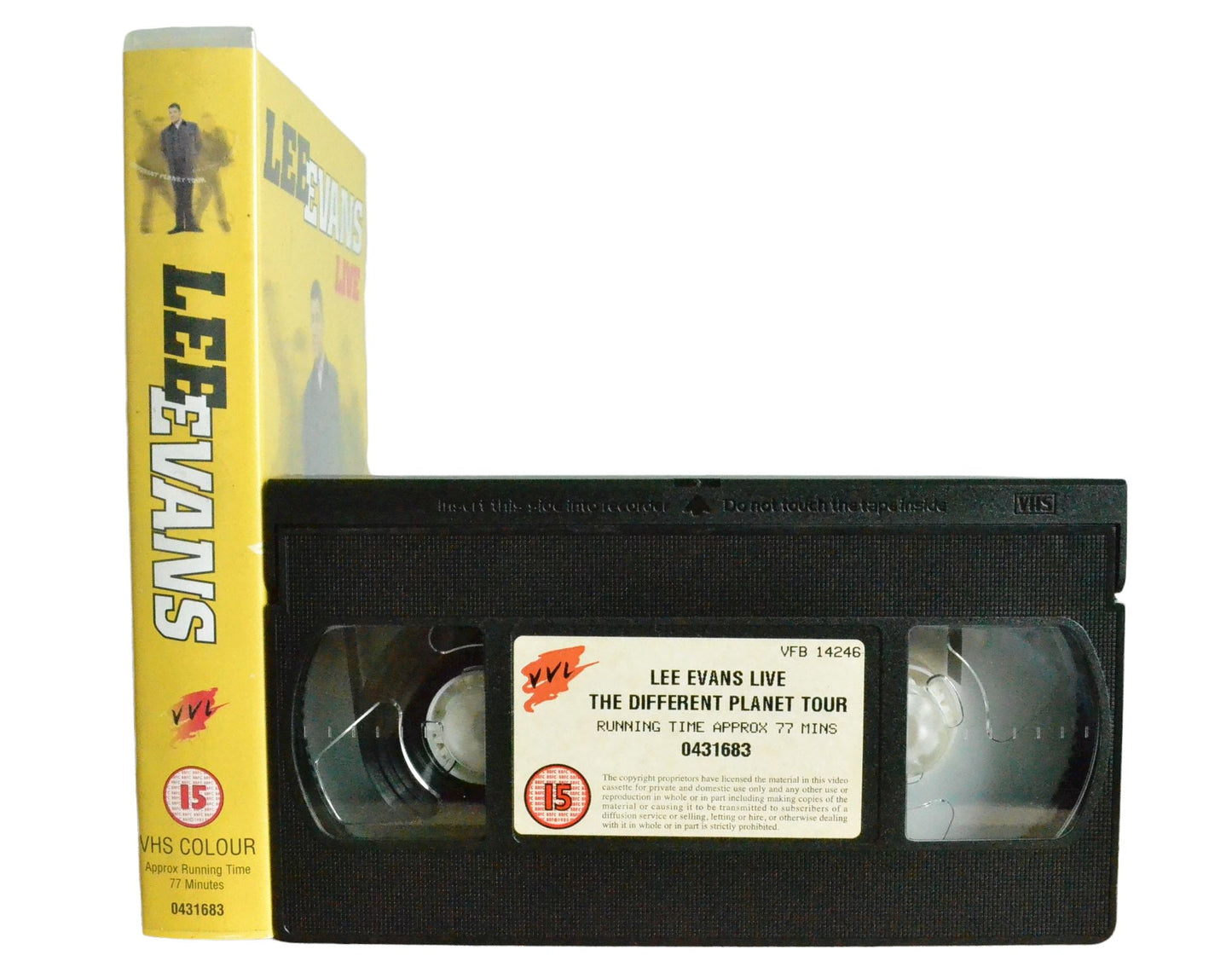 Lee Evans Live - The Different Planet Tour - Lee Evans - VVL - Comedy - Pal VHS-