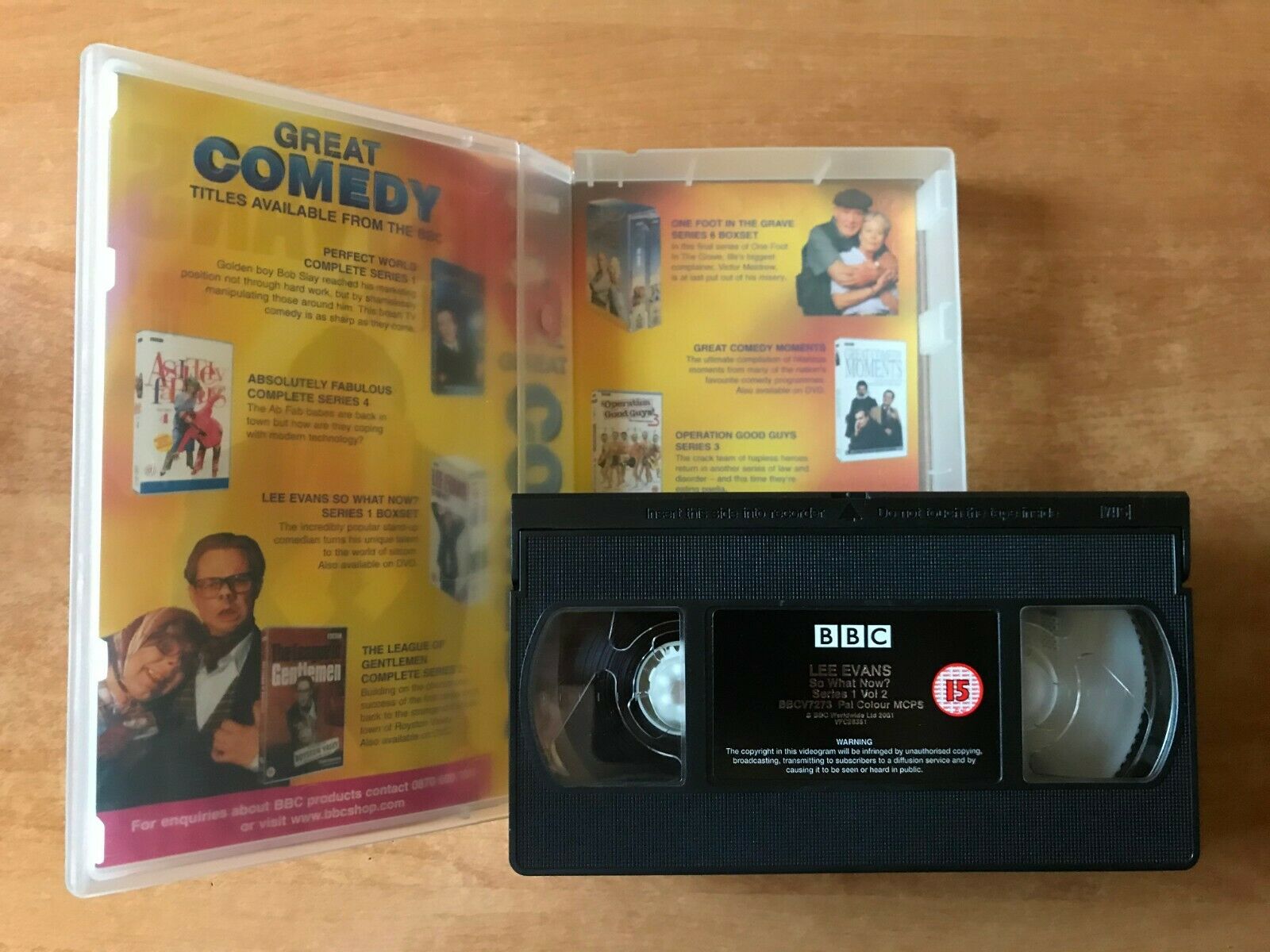 Lee Evans: So What Now? (Series 1, Vol.2): Act Of God [BBC] Comedy - Pal VHS-