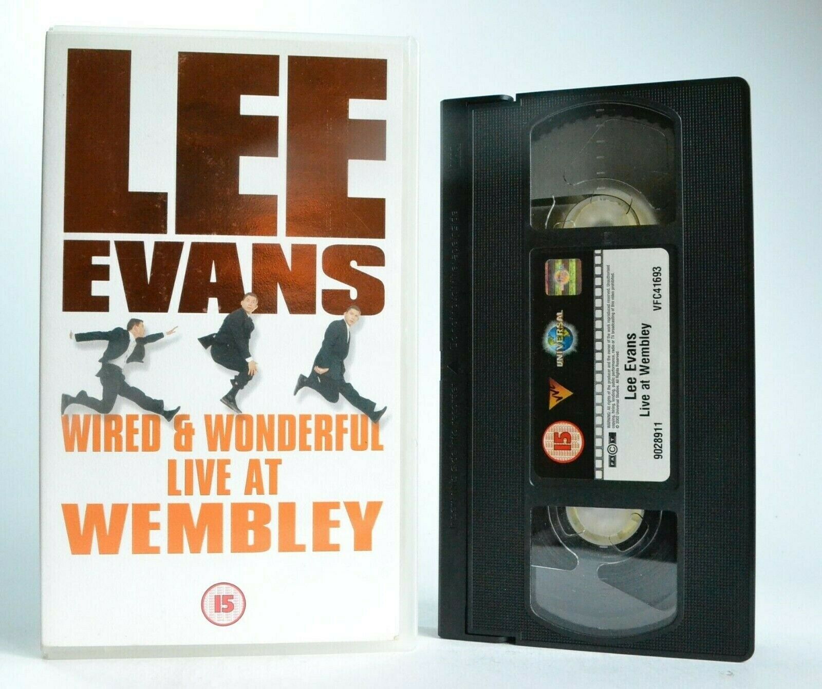 Lee Evans: Wired & Wonderful - Live At Wembley/London - Physical Comedy - VHS-