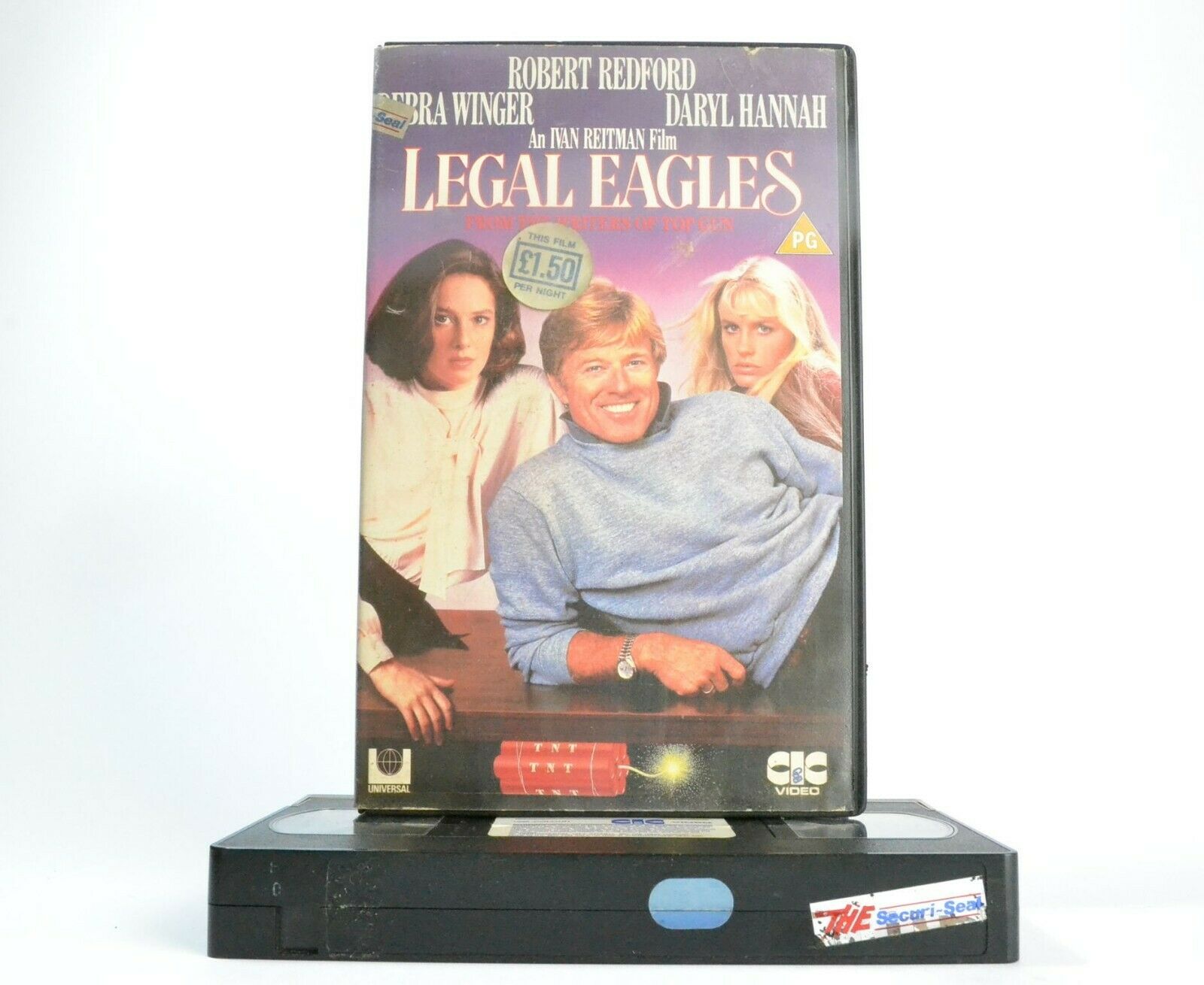 Legal Eagles (1986): New York Attorney Hassle - Large Box - Robert Redford - VHS-