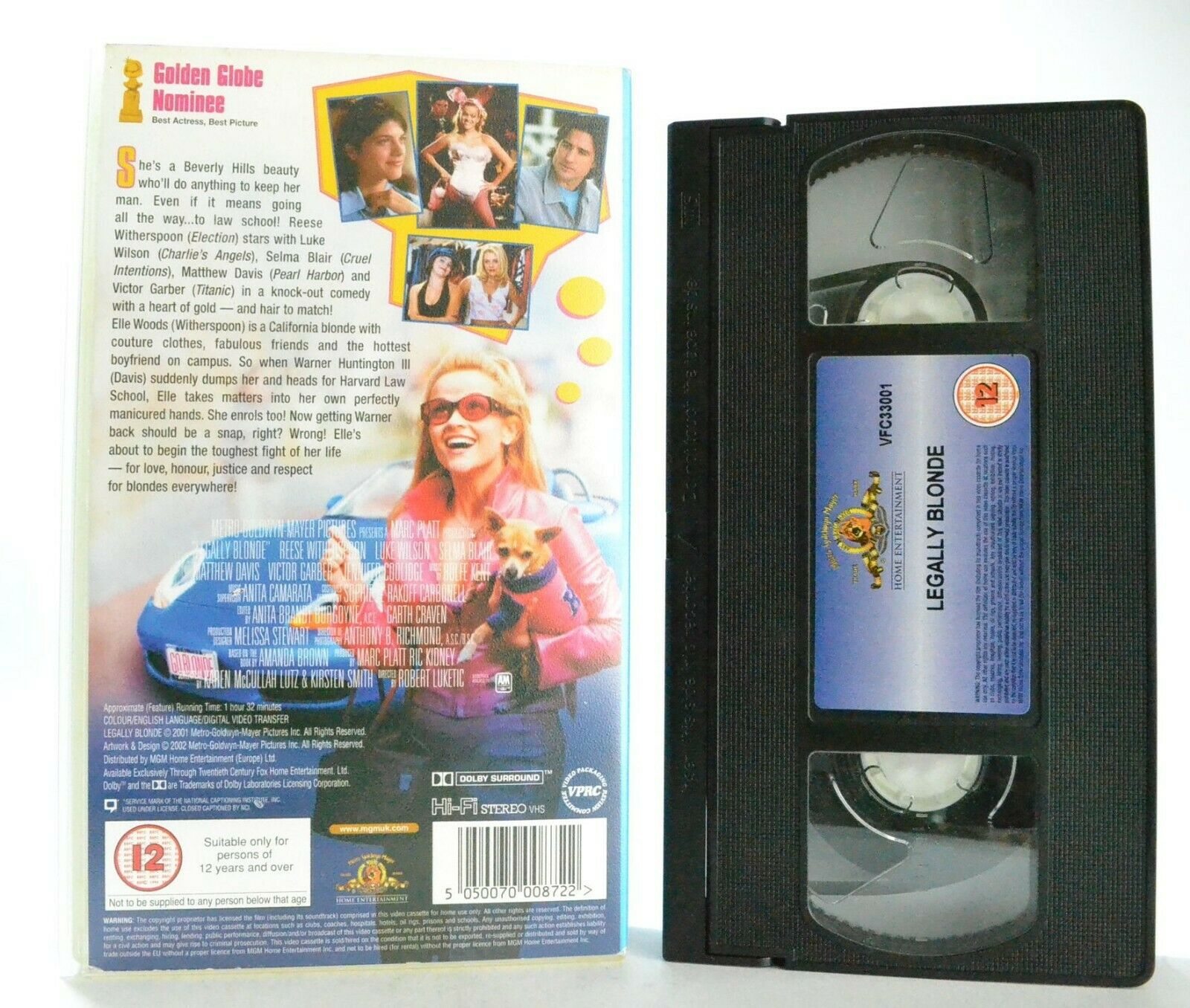 Legally Blonde (Amanda Brown); Comedy - Reese Witherspoon - VHS-