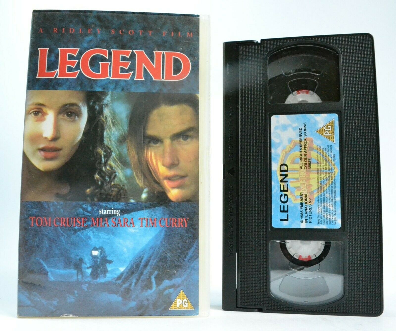 Legend (1985): Mythical Adventure -< Sword And Fantasy >- Tom Cruise - Pal VHS-