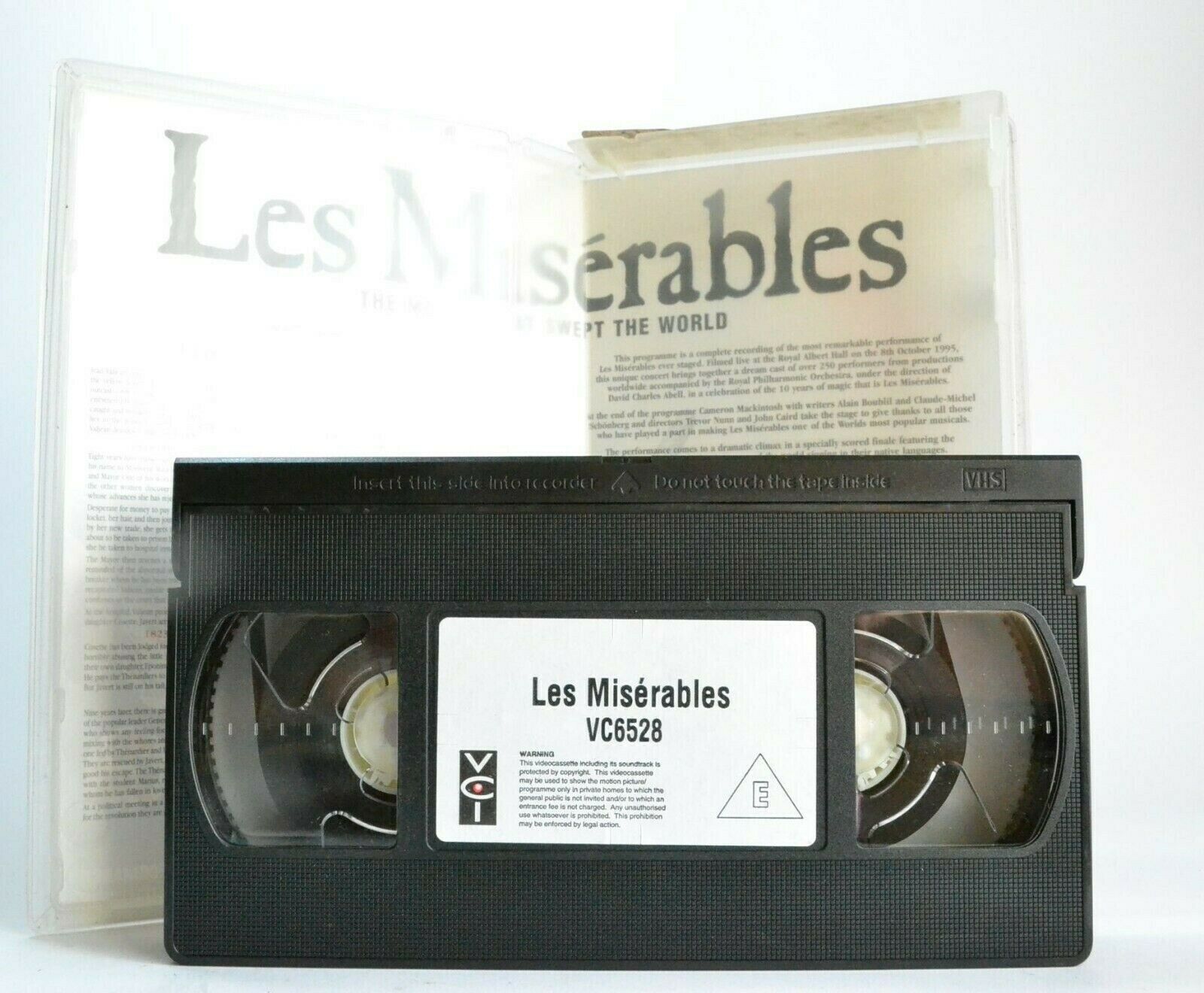 Les Miserables: 10th Anniversary Performance - Musical - Royal Albert Hall - VHS-