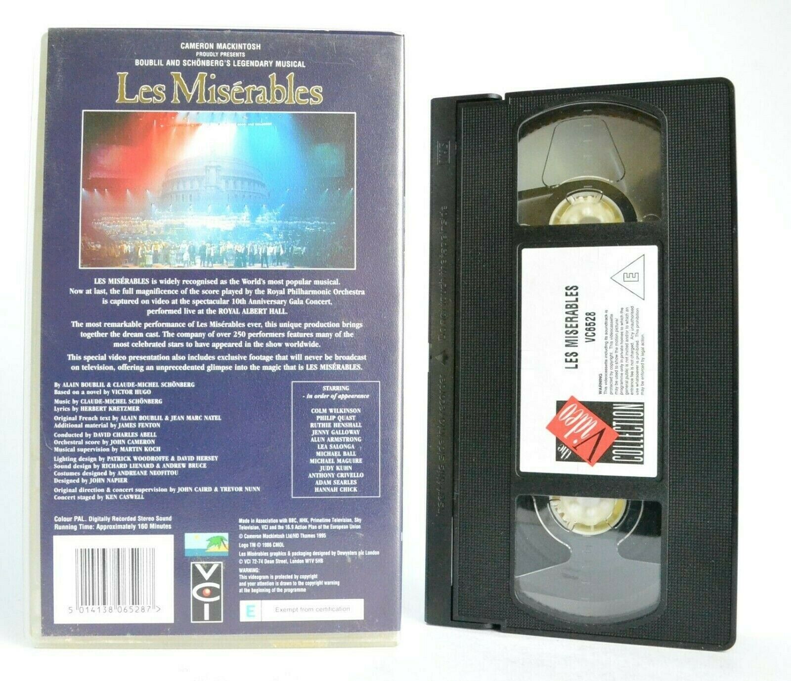 Les Miserables: The Musical - Live - Royal Albert Hall - 10th Anniversary - VHS-