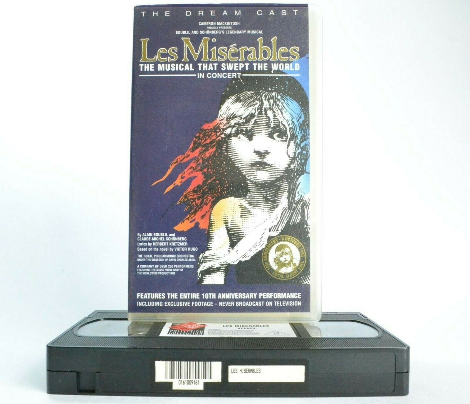 Les Miserables: The Musical - Live - Royal Albert Hall - 10th Anniversary - VHS-