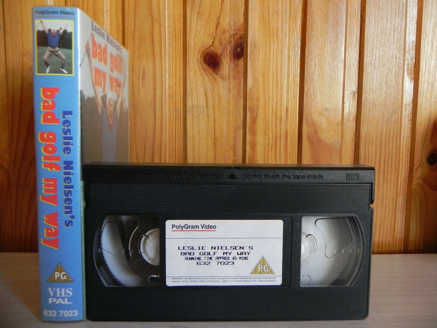 Leslie Nielsen's - Bad Golf My Way - How To Be Better At Being Bad - Pal VHS-