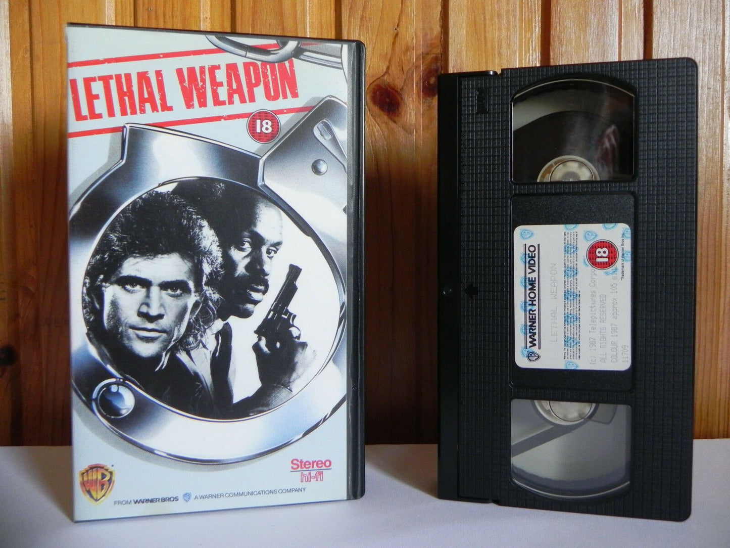 Lethal Weapon (1987): Buddy Cop Action - Mel Gibson / Danny Glover - Pal VHS-