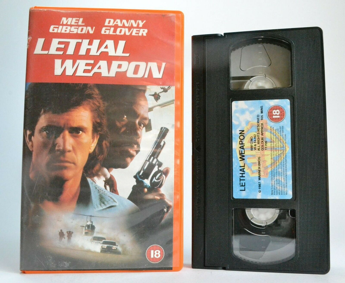 Lethal Weapon (1987): Explosive Buddy Cop Action - Mel Gibson/Danny Glover - VHS-