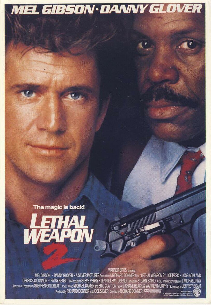 Lethal Weapon 2 - Warner - Action - Mel Gibson & Danny Glover - Large Box - VHS-