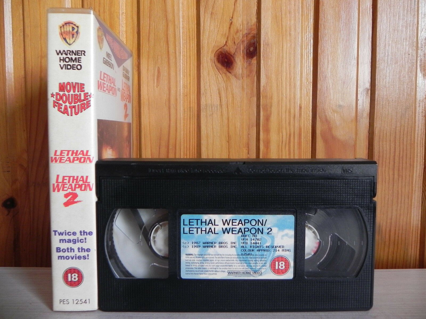 Lethal Weapon - Lethal Weapon 2 - Warner - Action - Movie Double Feature - VHS-