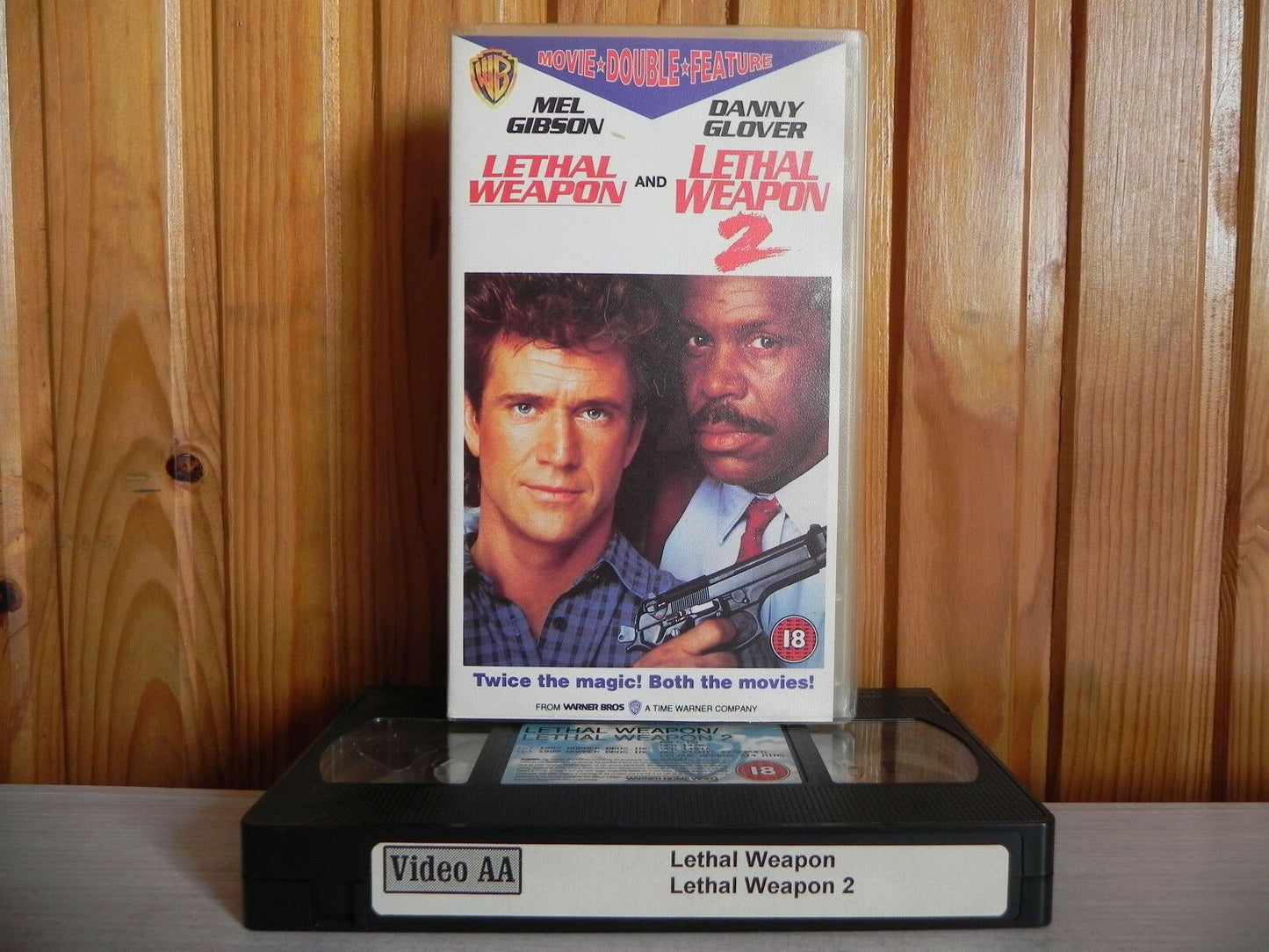 Lethal Weapon - Lethal Weapon 2 - Warner - Action - Movie Double Feature - VHS-