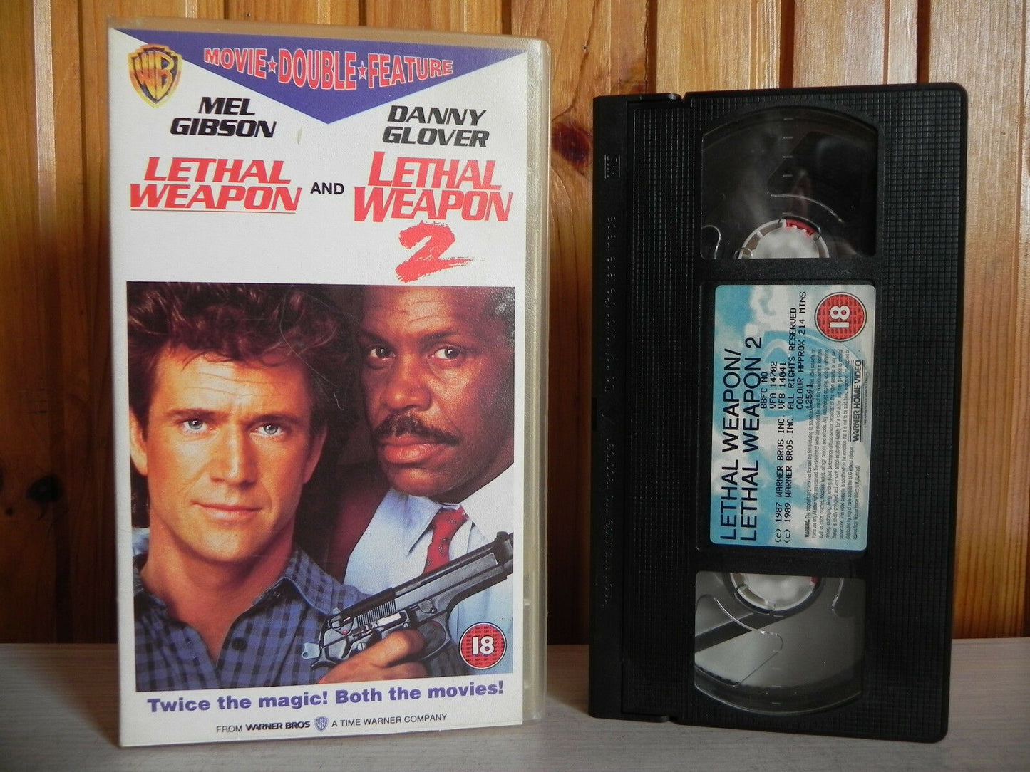 Lethal Weapon - Lethal Weapon 2 - Warner - Action - Movie Double Feature - VHS-