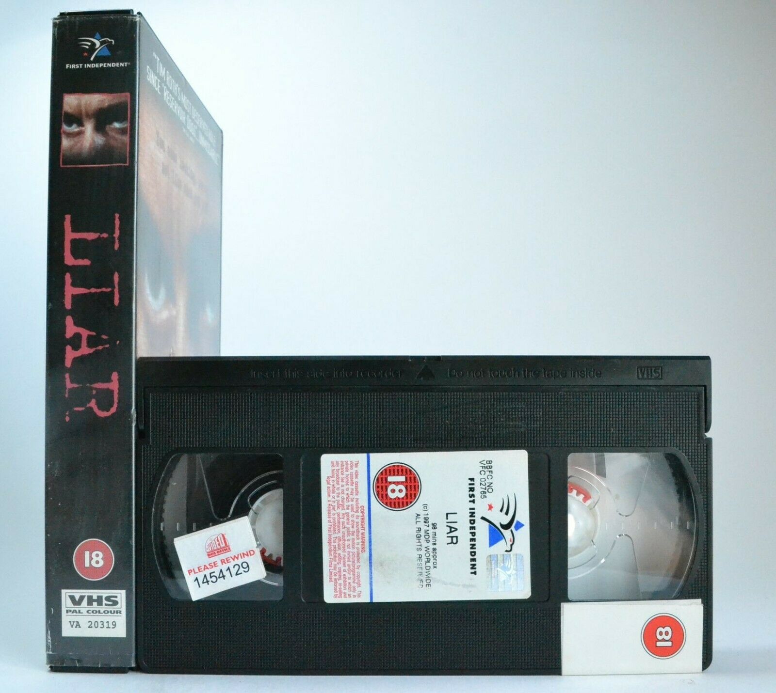 Liar (1997); [Free Postcard] Thriller - Big Box - Psycho Killer (Tim Roth) - VHS-