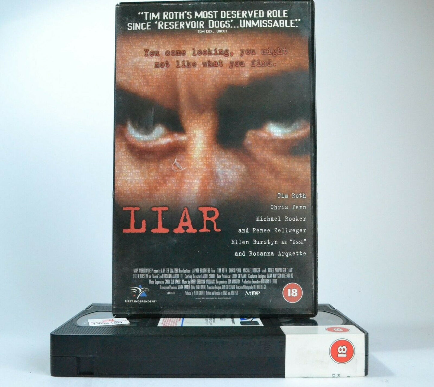 Liar (1997); [Free Postcard] Thriller - Big Box - Psycho Killer (Tim Roth) - VHS-