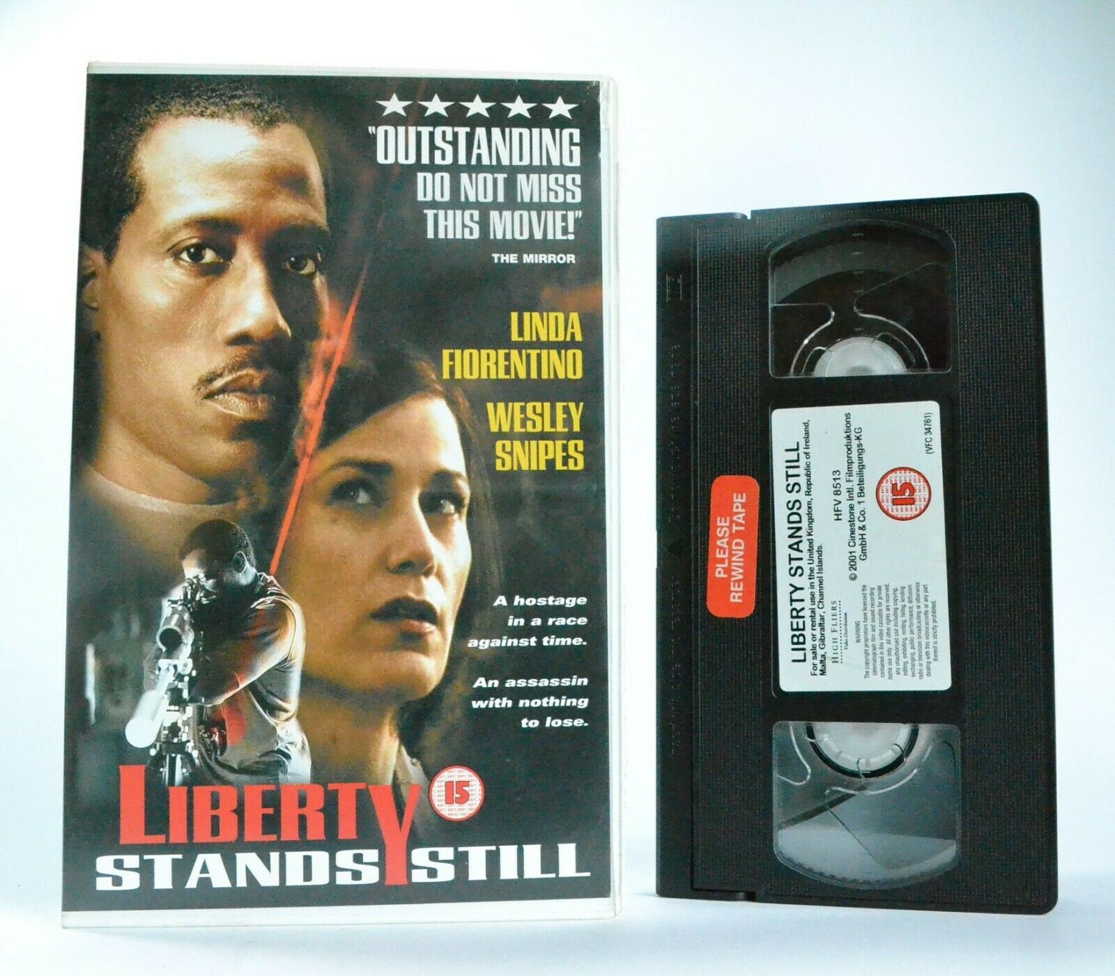 Liberty Stands Still: Wesley Snipes - Firearm Supply Thriller - Large Box - VHS-