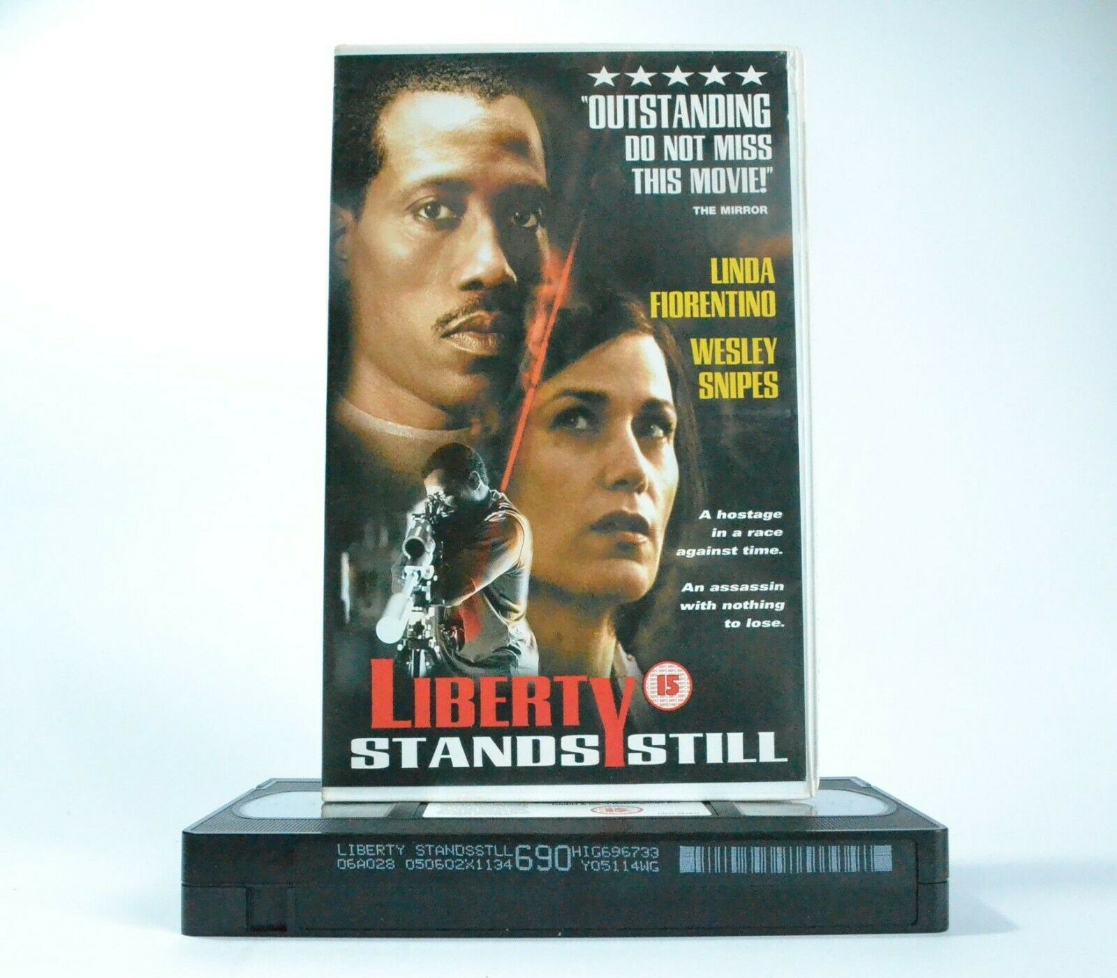 Liberty Stands Still: Wesley Snipes - Firearm Supply Thriller - Large Box - VHS-