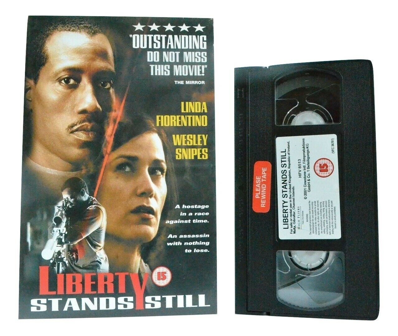 Liberty Stands Still: Wesley Snipes - Firearm Supply Thriller - Large Box - VHS-