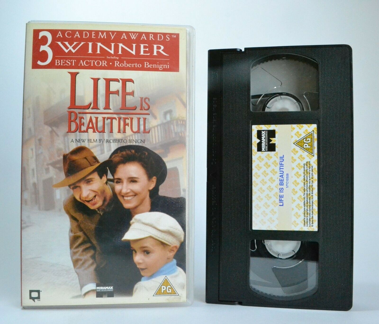 Life Is Beautiful (La Vita ������ Bella): (1997) Italian Comedy Drama - Pal VHS-