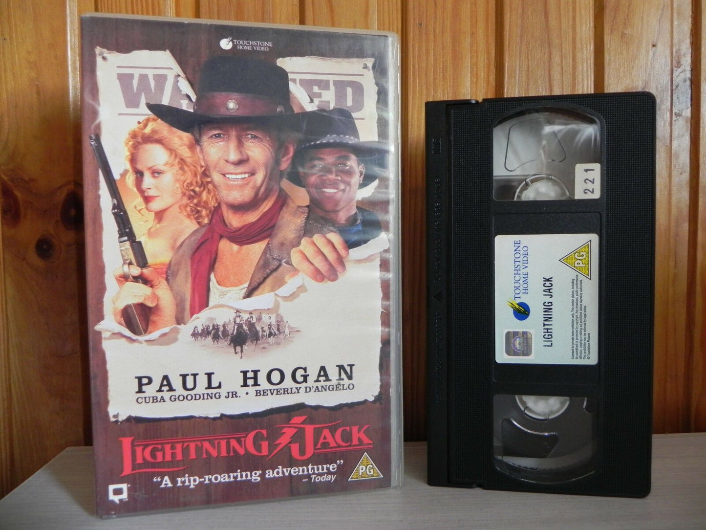 Lightening Jack: Paul Hogan / Cuba Gooding JR - Large Box - Western - Pal VHS-