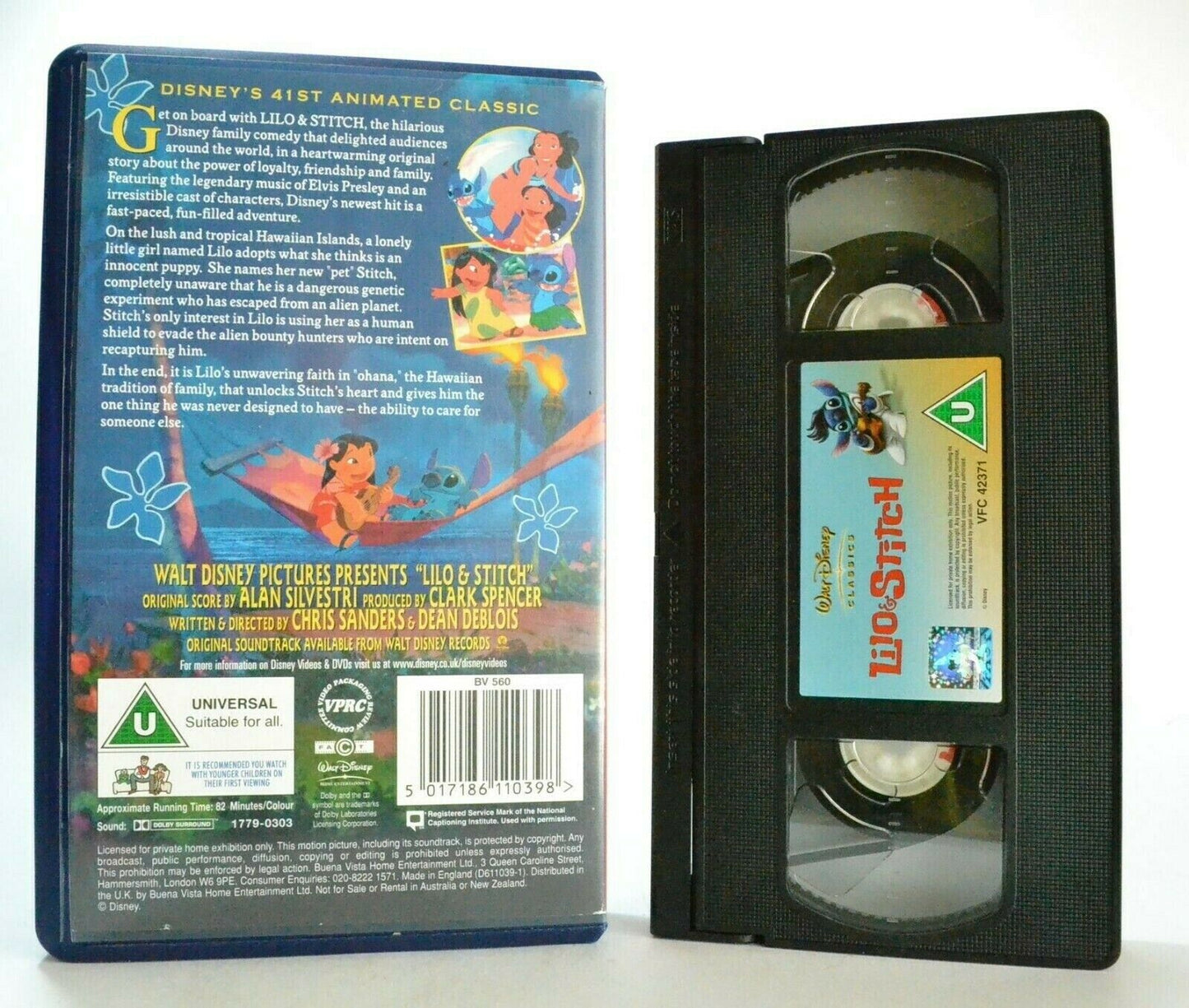 Lilo And Stitch: Disney's 41st Animated Classic - Family Comedy - Kids - Pal VHS-